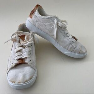 NIKE Blazer Low LX Womens 6 Cream Canvas Natural Plant Based Dye AV9371-102